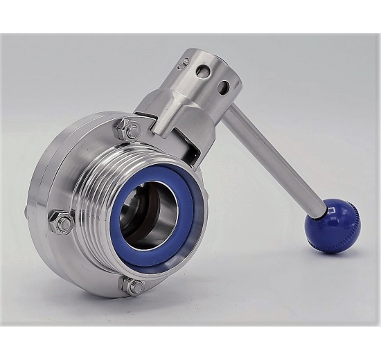 Stainless Steel Butterfly Valve, Threaded, type G-G | DN32