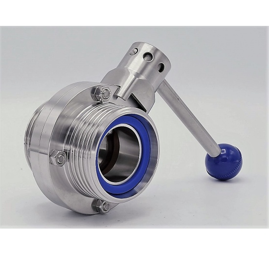 Stainless Steel Butterfly Valve, Threaded, type G-G DN40