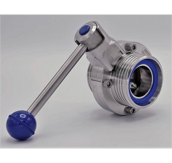 Stainless Steel Butterfly Valve, Threaded, type G-G DN40