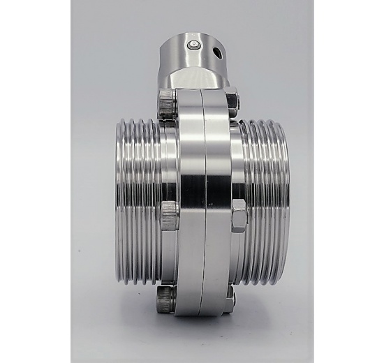 Stainless Steel Butterfly Valve, Threaded, type G-G | DN50