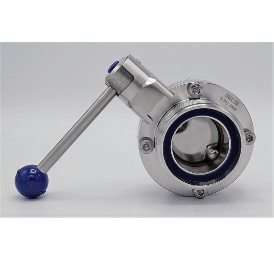 Stainless Steel Butterfly Valve, Threaded, type G-G | DN50
