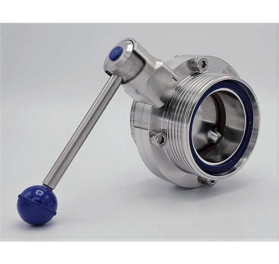 Stainless Steel Butterfly Valve, Threaded, type G-G DN65