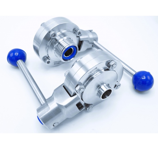 Stainless Steel Butterfly Valve, threaded / welded type G-S | DN15