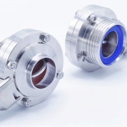 Stainless Steel Butterfly Valve, threaded / welded type G-S DN40