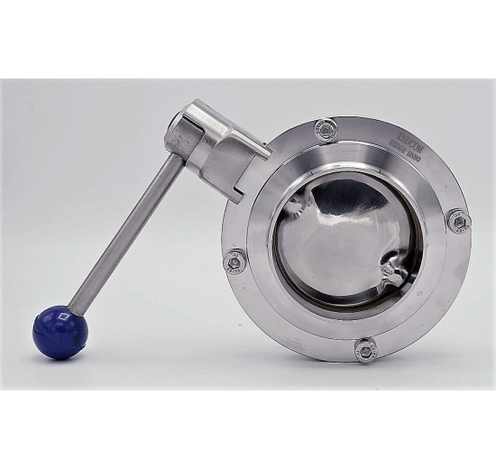 Stainless Steel Butterfly Valve, Welded, DN80 type S-S