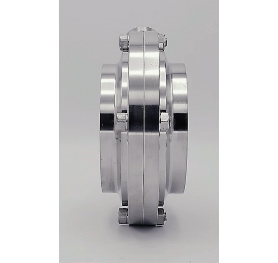 Stainless Steel Butterfly Valve, Welded, type S-S DN100*** NOT TRANSLATED ***