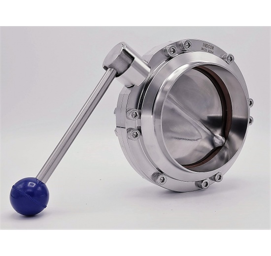 Stainless Steel Butterfly Valve, Welded, type S-S DN125