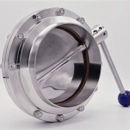 Stainless Steel Butterfly Valve, Welded, type S-S DN150