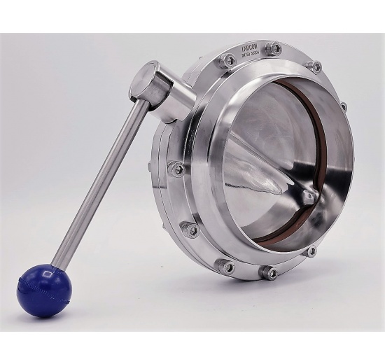 Stainless Steel Butterfly Valve, Welded, type S-S DN150