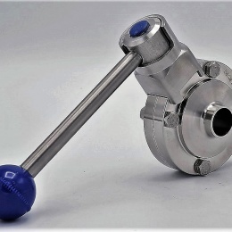 Stainless steel butterfly valve, welded type S-S | DN20