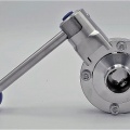 Stainless steel butterfly valve, welded type S-S DN25