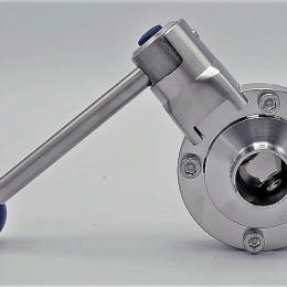 Stainless steel butterfly valve, welded type S-S DN25