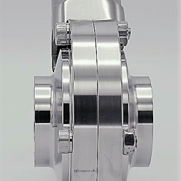 Stainless steel butterfly valve, welded type S-S | DN40