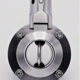 Stainless steel butterfly valve, welded type S-S | DN40