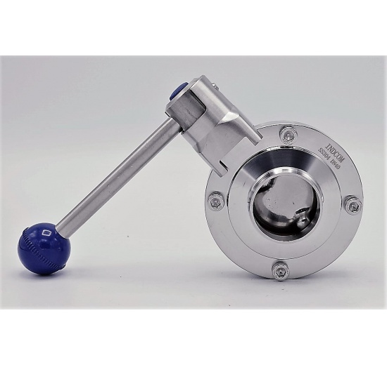 Stainless steel butterfly valve, welded type S-S | DN40