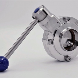 Stainless steel butterfly valve, welded type S-S | DN50