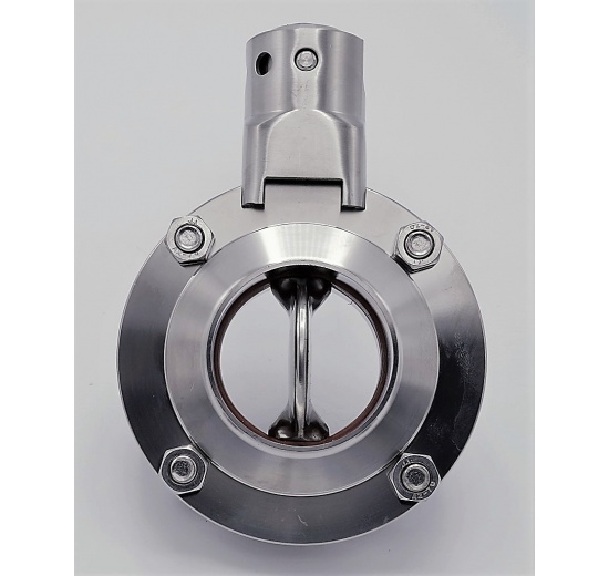 Stainless steel butterfly valve, welded type S-S | DN50