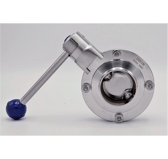 Stainless steel butterfly valve, welded type S-S | DN50