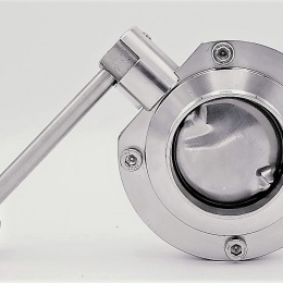 Stainless Steel Butterfly Valve, welded, type S-S DN65_180