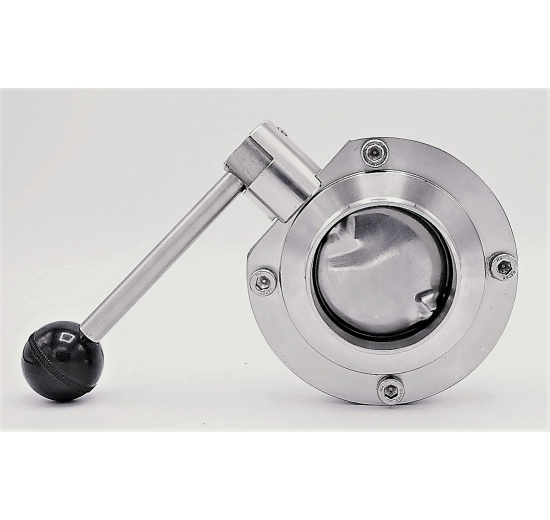 Stainless Steel Butterfly Valve, welded, type S-S DN65_180