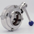 Stainless steel butterfly valve, welded type S-S DN65