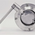 Stainless steel butterfly valve, welded type S-S DN80