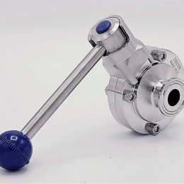 Stainless steel butterfly valves, CLAMP DN15 (collar 34mm)