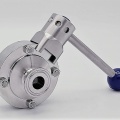 Stainless steel butterfly valves, CLAMP type C-C DN15 (collar 34mm)