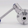 Stainless steel butterfly valves, CLAMP type C-C DN15 (collar 34mm)