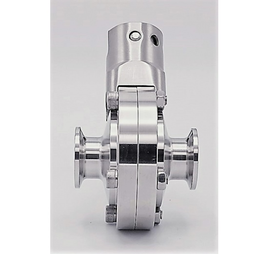 Stainless steel butterfly valves, CLAMP type C-C DN15 (collar 34mm)