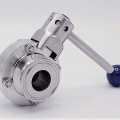 Stainless steel butterfly valves, CLAMP type C-C DN25 (collar 50.5mm)