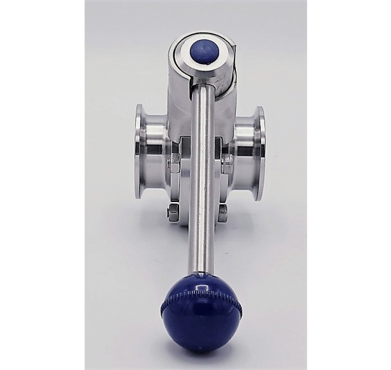 Stainless steel butterfly valves, CLAMP type C-C DN25