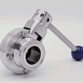 Stainless steel butterfly valves, CLAMP type C-C DN32 (collar 50.5mm)