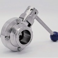 Stainless steel butterfly valves, CLAMP type C-C DN40 (collar 50.5mm)