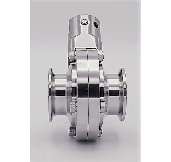 Stainless steel butterfly valves, CLAMP type C-C DN40 (collar 50.5mm)