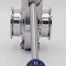 Stainless steel butterfly valves, CLAMP type C-C DN50(K64)