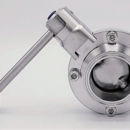 Stainless steel butterfly valves, CLAMP type C-C DN50(K64)