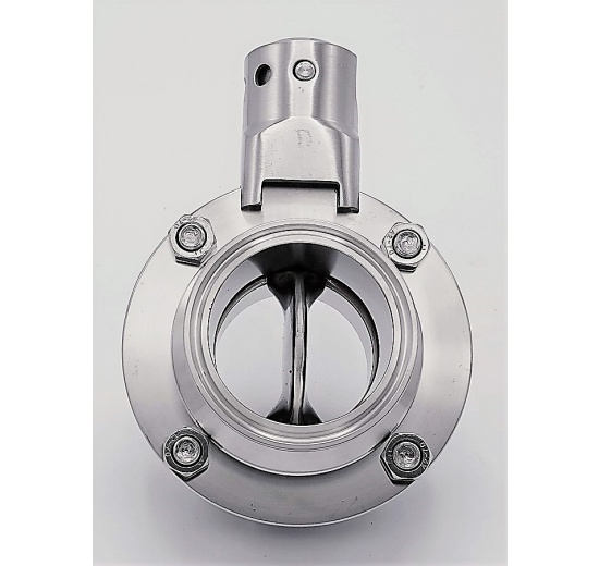 Stainless steel butterfly valves, CLAMP type C-C DN50(K64)