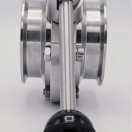 Stainless steel butterfly valves, CLAMP type C-C | DN65_180 (K91)