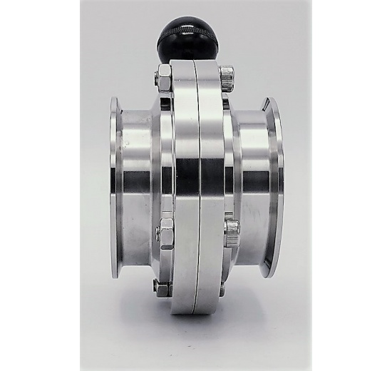 Stainless steel butterfly valves, CLAMP type C-C | DN65_180 (K91)