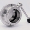 Stainless steel butterfly valves, CLAMP type C-C DN80_180 (collar 106mm)