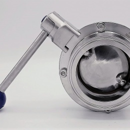 Stainless steel butterfly valves, CLAMP type C-C DN80(K106)