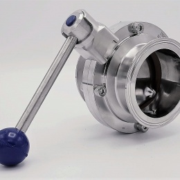 Stainless steel butterfly valves, CLAMP type C-C DN80(K106)