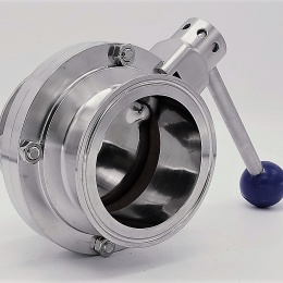 Stainless steel butterfly valves, CLAMP type C-C DN80(K106)