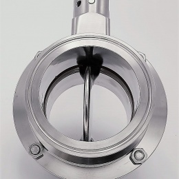Stainless steel butterfly valves, CLAMP type C-C DN80(K106)