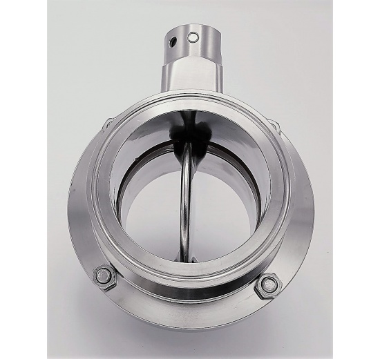 Stainless steel butterfly valves, CLAMP type C-C DN80(K106)