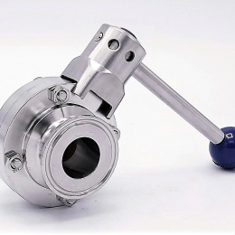 Stainless steel butterfly valves, clamp type