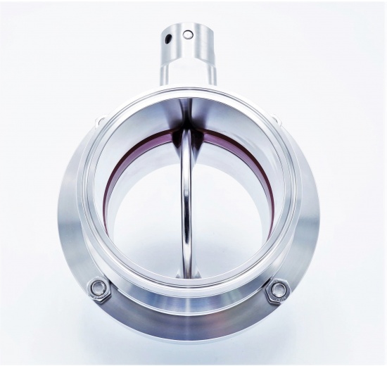 Stainless steel butterfly valves, clamped type C-C DN100 (collar 119mm)