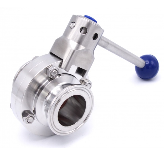 Stainless steel butterfly valves type C-C Sanitary process valve