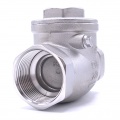 Stainless steel check valve, floating, threaded 1 1/4"